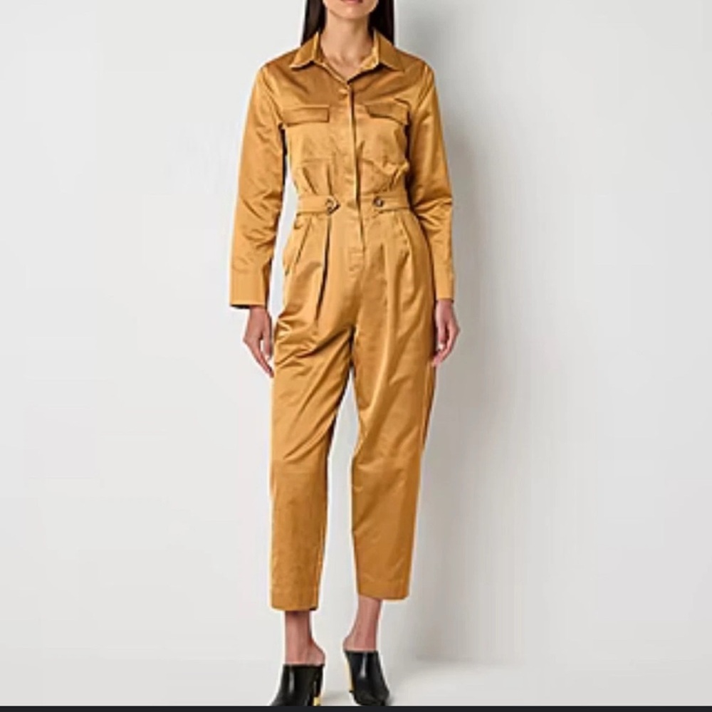Worthington Camel Jumpsuit